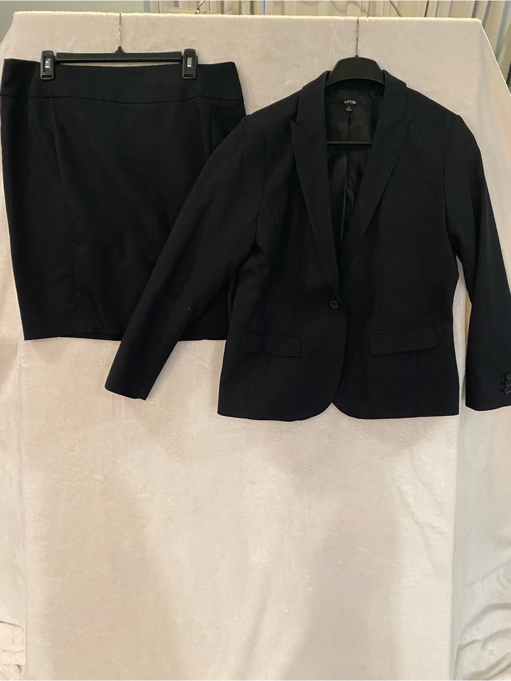 Apt. 9 Black Women's Blazer & Pencil Skirt Set